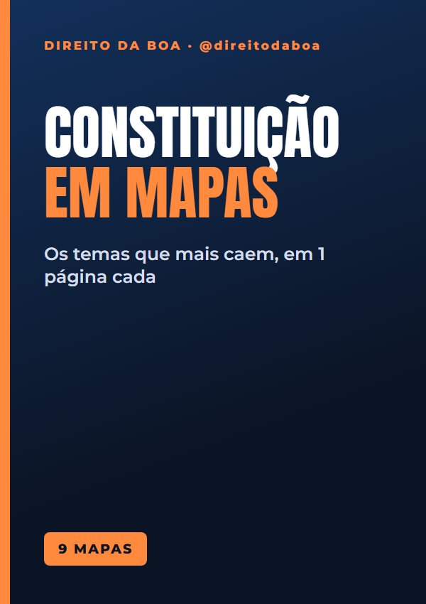 Capa: Constituição em Mapas: os temas que mais caem
